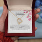 To My Beloved Granddaughter | You Are Braver & Stronger - Forever Love Necklace