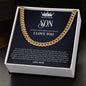 To My Son | Always Remember How Much I Love You - Cuban Link Chain