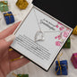 To My Beloved Granddaughter | You Are Braver & Stronger - Forever Love Necklace