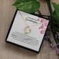 To My Beloved Granddaughter | You Are Braver & Stronger - Forever Love Necklace