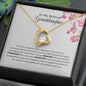 To My Beloved Granddaughter | You Are Braver & Stronger - Forever Love Necklace