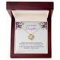 To My Beautiful Daughter | Follow Your Dreams, Believe In Yourself - Love Knot Necklace 1