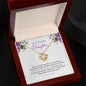To My Beautiful Daughter | Follow Your Dreams, Believe In Yourself - Love Knot Necklace 1